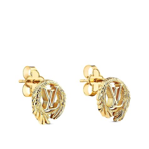 louis vuitton angel earrings|louis vuitton silver earrings.